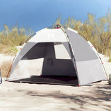 ZNTS Beach Tent 2-Person Grey Quick Release Waterproof 4005301