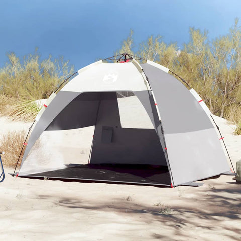 ZNTS Beach Tent 2-Person Grey Quick Release Waterproof 4005301