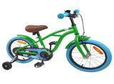 Kids Bike 16'' for 4-6 Years Old Green 42009325