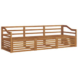 Outdoor Sofa Set 3 pcs Natural Solid Acacia Wood 3372954
