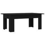 ZNTS Coffee Table Black 100x60x42 cm Engineered Wood 801180