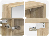 Bathroom Cabinet Set 3 pcs 130 x 14.5 x 70 cm Engineered wood 3403762