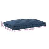 Sofa Cushion Indigo 120 x 80 x 12 cm Fabric 4019097