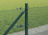 Welded Wire Fence with Concrete Base 25 x 0.5 m 3352423