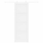 Sliding Door Set Manual ORKDAL White 83 x 232 cm 3333425