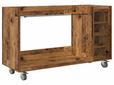 Golf Cabinet with Wheel Plain Old Wood 120 x 45 x 98 cm 899477