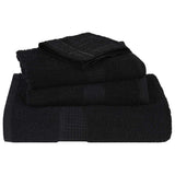 Hand Towels "FROGN" 10 pcs Black 50x100 cm 360 gsm 136952