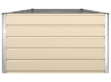 Planter Ivory 385 x 100 x 75 cm Galvanised Steel 42018120