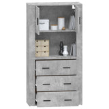 Highboard Concrete Grey Engineered Wood 3185387