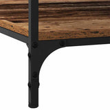 Coffee Table Old wood 80 x 80 x 40 cm Engineered Wood 883497