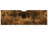 Bathroom Vanity Unit Smoked Oak 80 x 35 x 60 cm Engineered Wood 889390