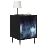 Bedside Cabinet RAALTE 2 pcs Black Oak 36 x 33 x 51 cm 8007236