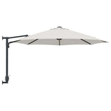 Garden Parasol Sand 248 x 248 x 148 cm Polyester and Steel 42003227