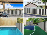 Privacy Net Anthracite and White 1.5x25 m HDPE 150 g/m 4003678