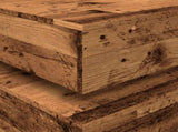 Coffee Table with LED Lights Old Wood 90x50x40 cm 857718
