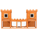 Outdoor Large Rabbit Hutch House Pet Cage Double House 170174