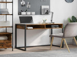 Desk Smoke Oak Engineered Wood 100 x 50 x 75 cm 886476