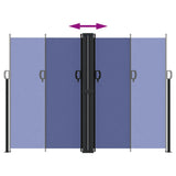 Retractable Side Awning Blue 180x1000 cm 4004746