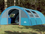 Camping Tent Tunnel 4-Person Blue Waterproof 94401