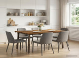 110 x 55 x 75 cm Solid Acacia Wood Natural and Coffee 937477