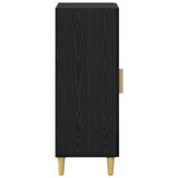Sideboard Black Oak 34.5 x 34 x 90 cm Engineered Wood 880924