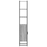 Bathroom Cabinet Grey Sonoma 33x33x185.5 cm Engineered Wood 842474