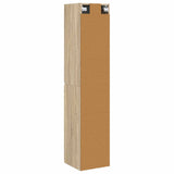 Wall-mounted Bathroom Cabinet Sonoma Oak 33 x 34.5 x 160 cm 890644