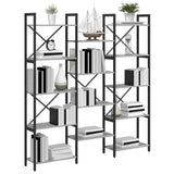 Bookshelf Grey sonoma 156 x 25 x 167 cm Engineered Wood 868344