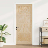 Interior Door ORKDAL Brown 86 x 211 cm Plywood 4102673