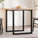 Dining Table Legs O-Frame 60x60x73 cm Steel 357883