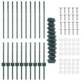 Fence and Post Green 1 x 10 m Steel 3336240