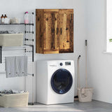 Wall Mounted Cabinet Old Wood 69.5 x 34 x 90 cm Engineered Wood 882427