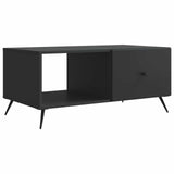 Coffee Table Black 90 x 50 x 40 cm Engineered Wood 895646