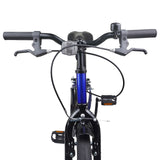 Kids Bike 22 Inches for 7-12 Years Old Blue Black 42009405