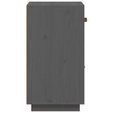 Sideboard Grey 34x40x75 cm Solid Wood Pine 820124