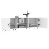TV Cabinet White 150x30x50 cm Engineered Wood 829068