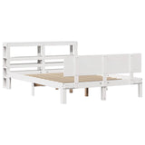Bed Frame with Headboard without Mattress White 140x200 cm 3306087