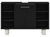 Bathroom Cabinet Black Oak 60 x 32 x 54 cm Engineered Wood 862514