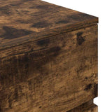 Bedside Cabinets 2 pcs Smoked Oak 39x35x65 cm Engineered Wood 861328