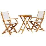 Bistro Set Cream White 3281796