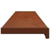 Window Sill Brown wood 120 x 25 x 4.5 cm PVC 42046906
