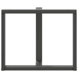 Dining Table Legs T-Shaped 2 pcs Anthracite 90x35x cm Steel 4013066