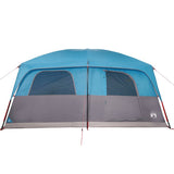 Family Tent Cabin 8-Person Blue Waterproof 94534