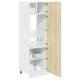 Refrigerator Cabinet Lyon Sonoma Oak 60x57x207 cm Engineered Wood 849626