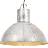Hanging Lamp 25 W Silver Round 48 cm E27 320563