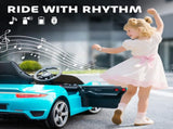 Kids Electric Car, 12V Licensed RUF GT Ride on Car with Suspension, Remote Control, Music, for 3-5 T3398P422385