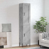 Highboard Concrete Grey 34,5x34x180 cm Engineered Wood 3200141