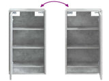 Wall-mounted Sink Vanity Concrete Grey 35 x 20 x 81 cm 890763