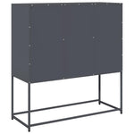 ZNTS Sideboard Anthracite 100.5x39x107 cm Cold-rolled Steel 853418