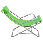 Rocking Chairs 2 pcs Steel Green 310339
